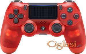 Dzojstik za PS4 bezicni PS4 Dzojstik Red Crystal